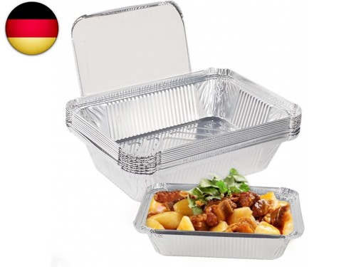 Stück alu grillschale - alu, mit
