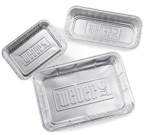 Weber alu tropfschalen groß - weber, alu-tropfschalen