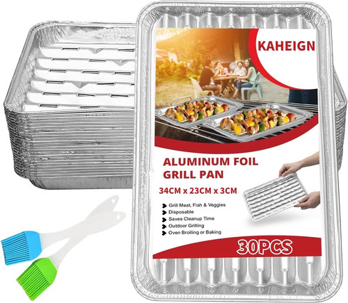 30pcs alu grillschalen 23 - alu, x
